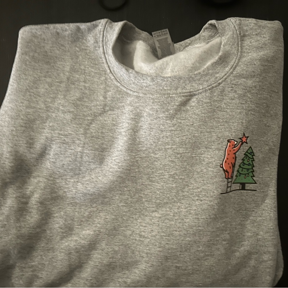 Christmas Sweatshirt with bear